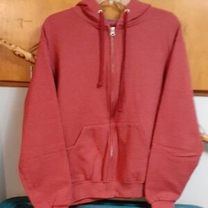 Fruit of the Loom Cozy deep red hoodie